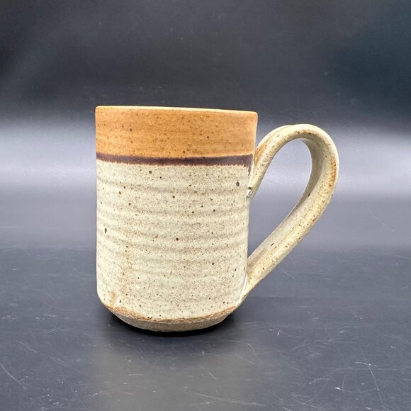 Hanselmann Art Pottery Rustic Handmade Mug Stoneware Coffee Cup New Mexico Beige - Picture 2 of 11